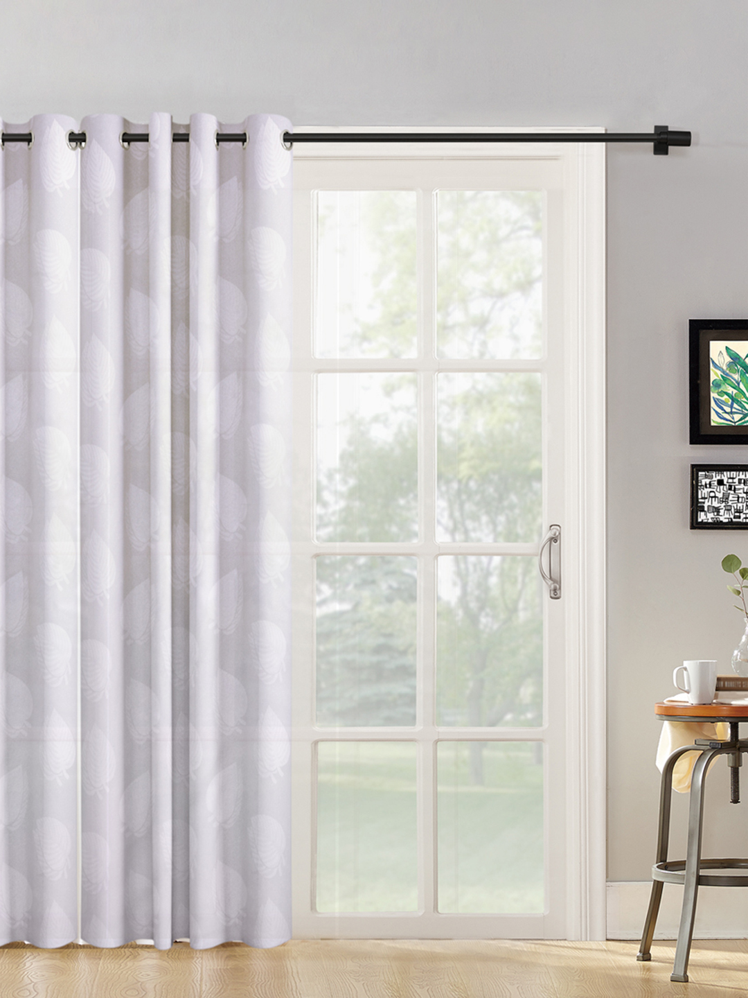 Floral Design XL Door Curtain Pack of 1