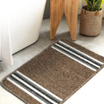 280 Gsm Water Absorbant Anti Skid Multipurpose Mat By Hosta Homes - Brown
