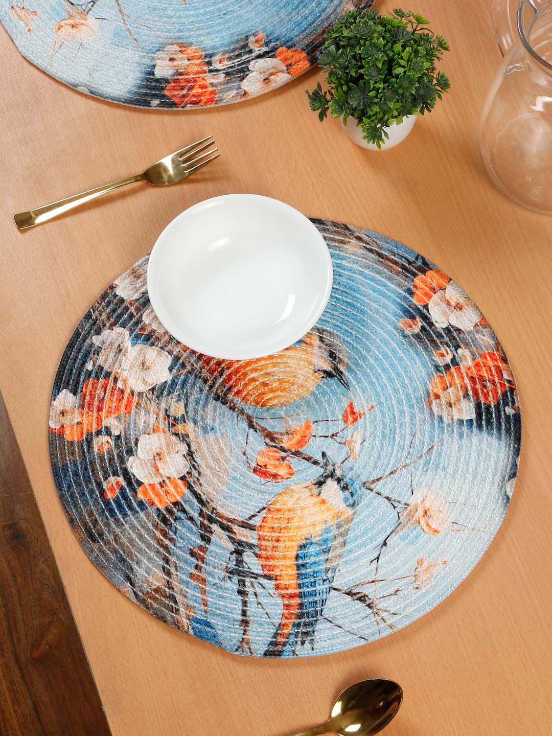 Pure Cotton Digitally Printed Table Placemat Pack Of 1 By Hosta Homes