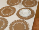 Natural Jute Hand Weaved Reversible Table Place Mats Pack Of 6 By Hosta Homes